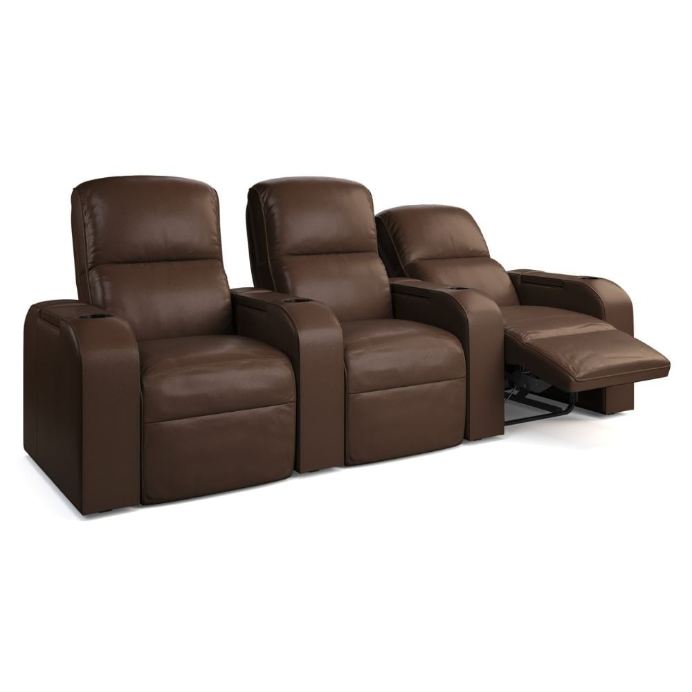 Moovia Dallas Essentials Single, Double, Triple or 4 Seat Cinema Chair in Dekoma Sorono Velvet 84