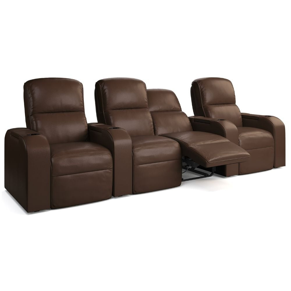 Moovia Dallas Essentials Single, Double, Triple or 4 Seat Cinema Chair in Dekoma Sorono Velvet 85