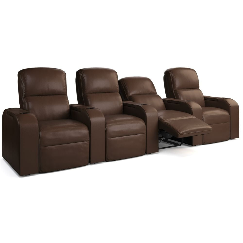 Moovia Dallas Essentials Single, Double, Triple or 4 Seat Cinema Chair in Dekoma Sorono Velvet 86