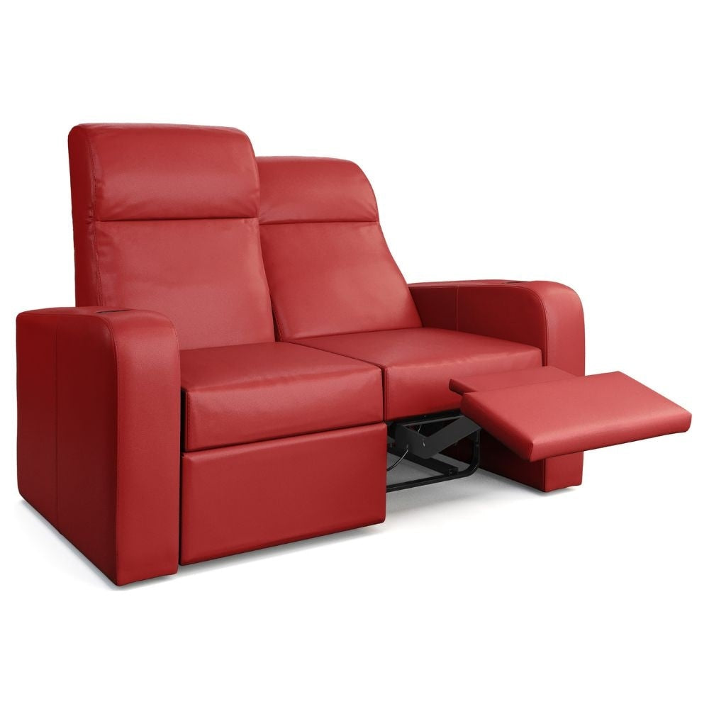Moovia Ibiza Essentials 2 4 Seat Cinema Chair with Love Seat in Dekoma Sorono Velvet 107