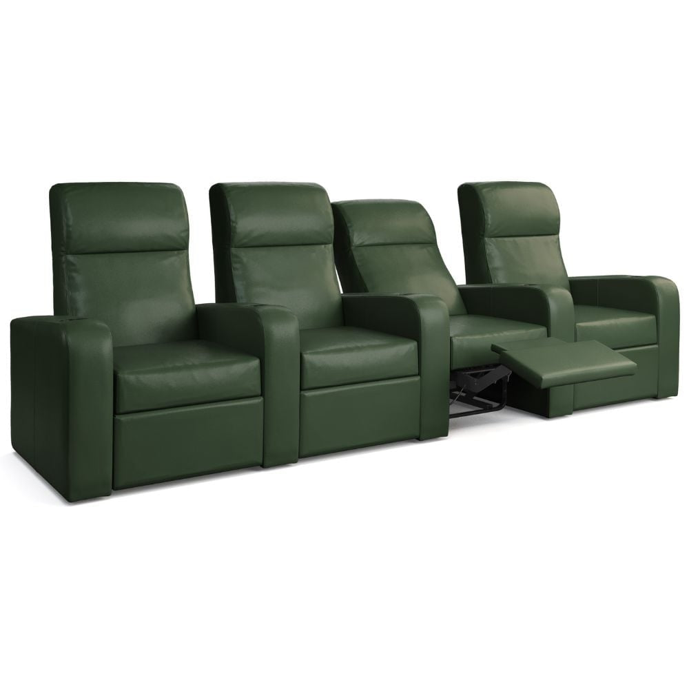 Moovia Ibiza Essentials 2 4 Seat Cinema Chair with Love Seat in Dekoma Sorono Velvet 130