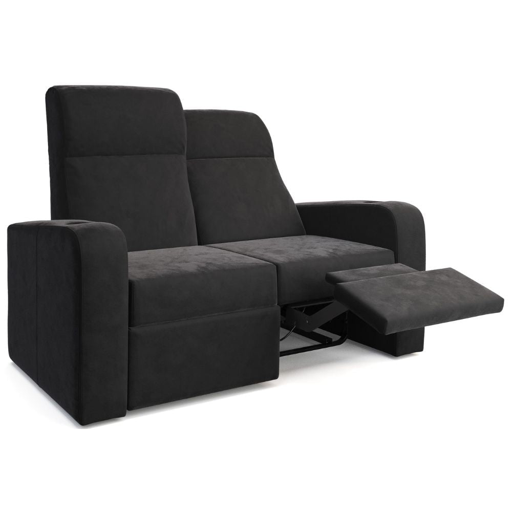 Moovia Ibiza Essentials 2 4 Seat Cinema Chair with Love Seat in Dekoma Sorono Velvet 34