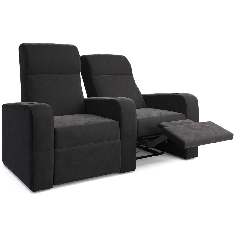Moovia Ibiza Essentials 2 4 Seat Cinema Chair with Love Seat in Dekoma Sorono Velvet 35