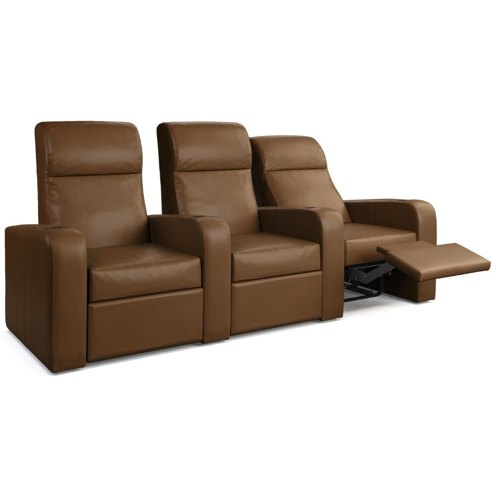 Moovia Ibiza Essentials 2 4 Seat Cinema Chair with Love Seat in Dekoma Sorono Velvet 46