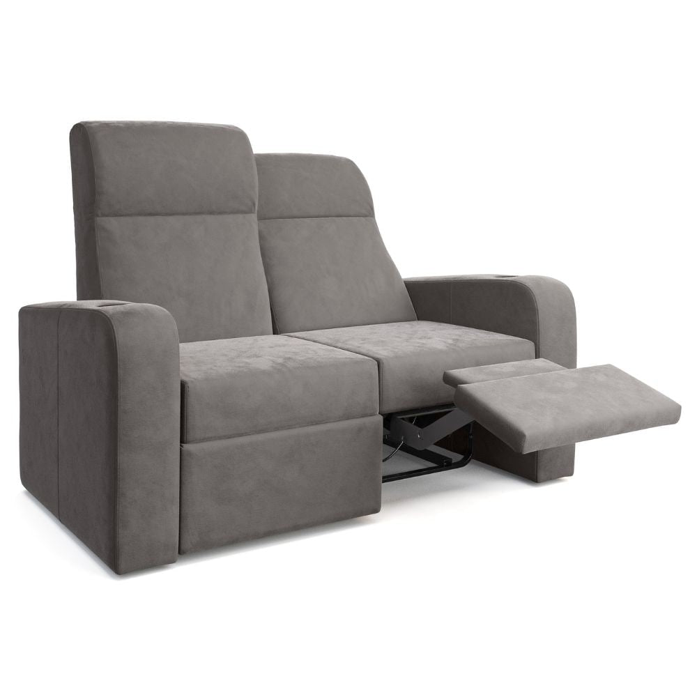 Moovia Ibiza Essentials 2 4 Seat Cinema Chair with Love Seat in Dekoma Sorono Velvet 55