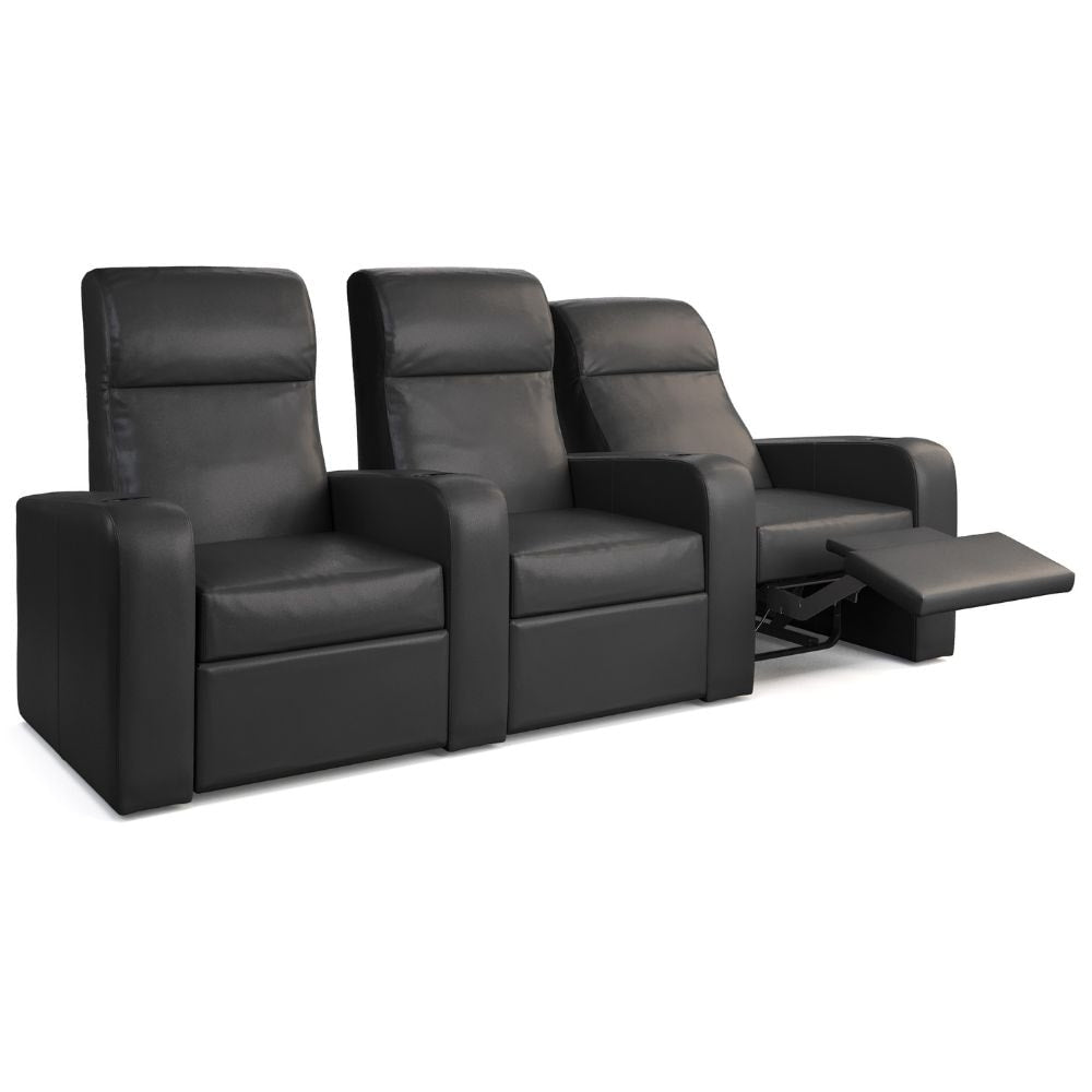 Moovia Ibiza Essentials 2 4 Seat Cinema Chair with Love Seat in Dekoma Sorono Velvet 64
