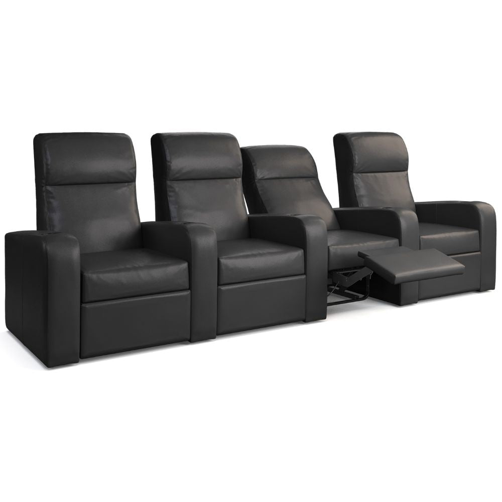 Moovia Ibiza Essentials 2 4 Seat Cinema Chair with Love Seat in Dekoma Sorono Velvet 65