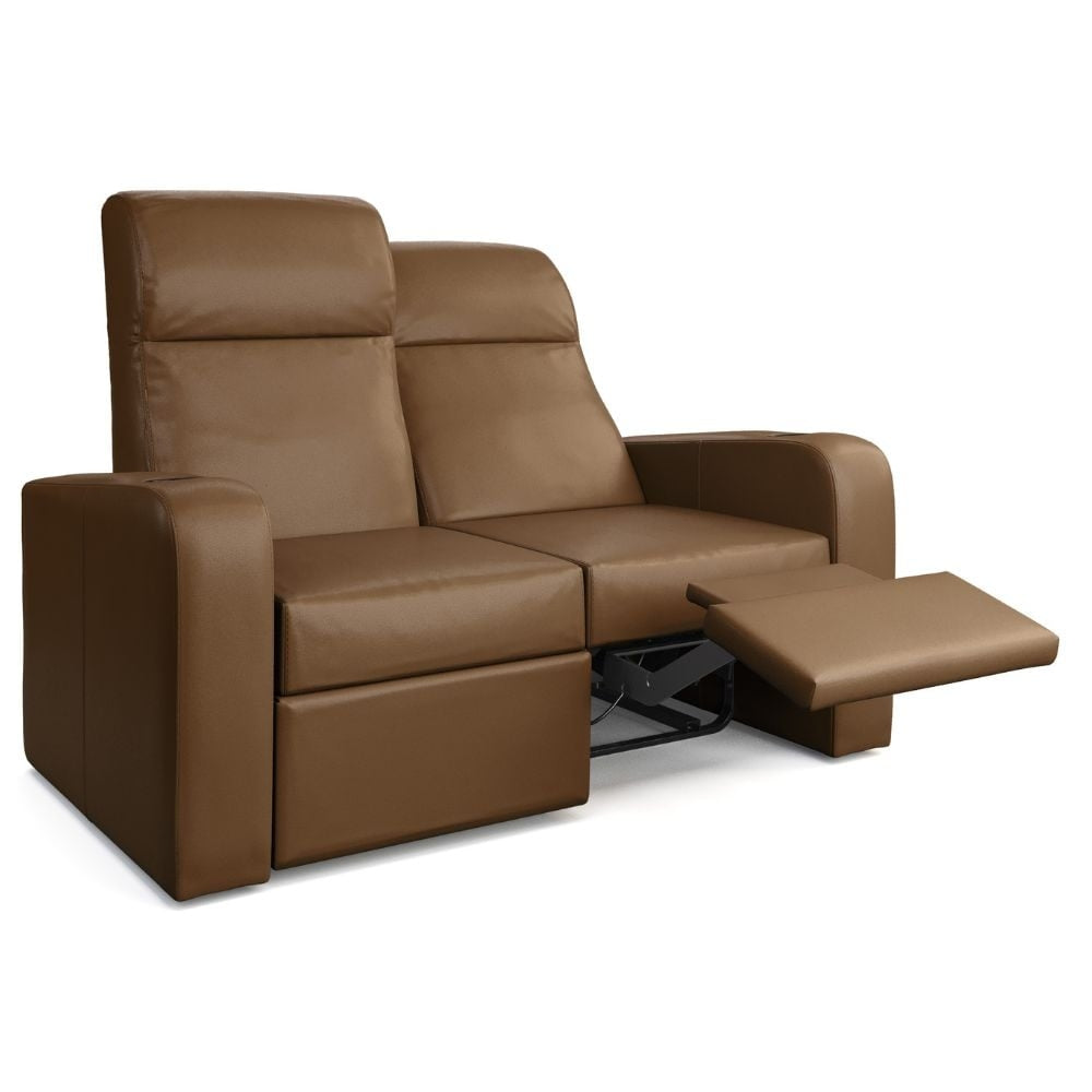 Moovia Ibiza Essentials 2 or 4 Seat Cinema Chair with Love Seat in Madras Leather 38