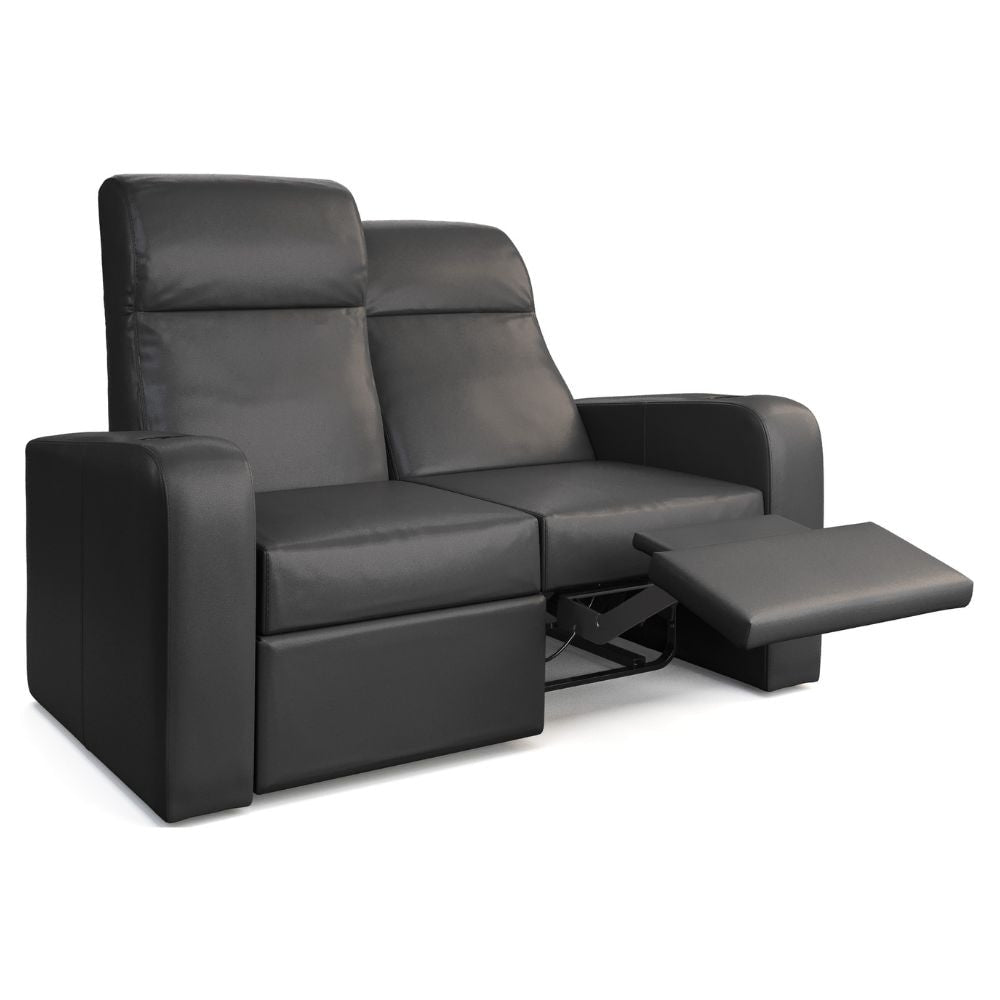 Moovia Ibiza Essentials 2 or 4 Seat Cinema Chair with Love Seat in Madras Leather 55