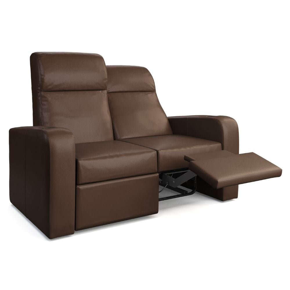 Moovia Ibiza Essentials 2 or 4 Seat Cinema Chair with Love Seat in Madras Leather 75