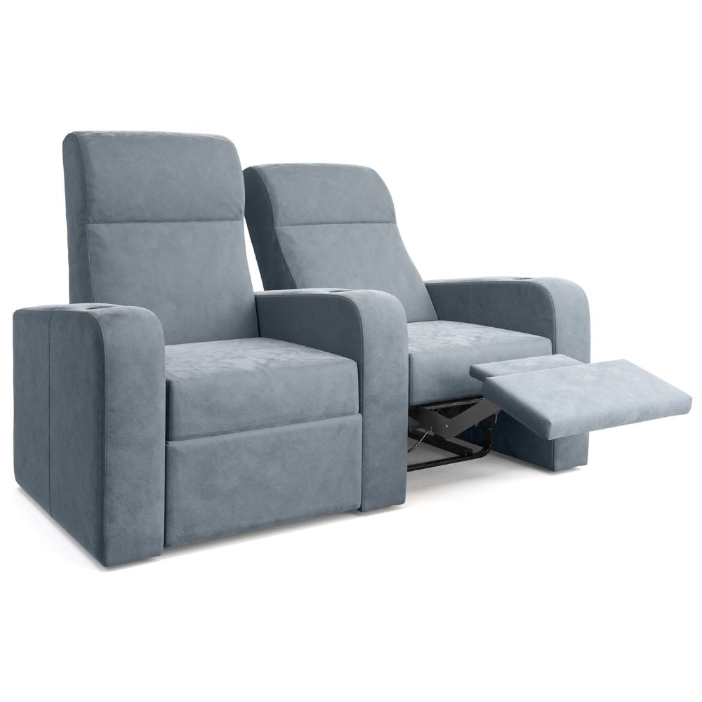 Moovia Ibiza Essentials 2 or 4 Seat Cinema Chair with Love Seat in Madras Leather 82