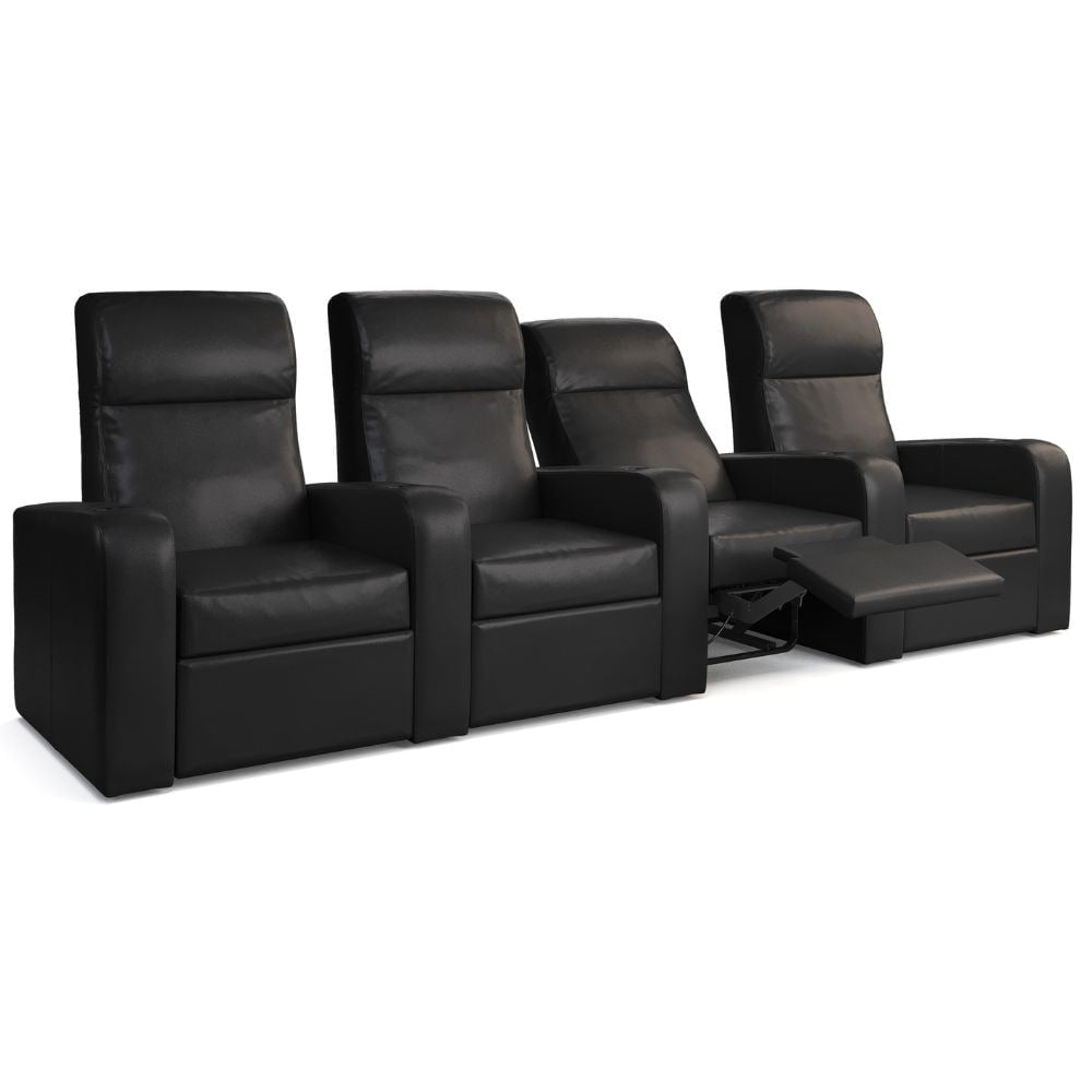 Moovia Ibiza Essentials 2 or 4 Seat Cinema Chair with Love Seat in Madras Leather 91
