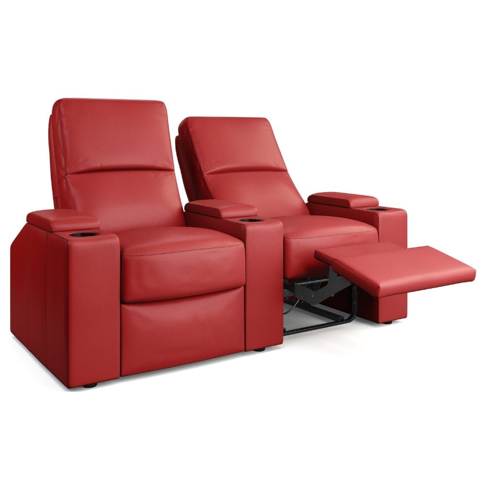 Moovia Venice Essentials Single, Double, Triple or 4 Seat Cinema Chair in Dekoma Sorono Velvet 106