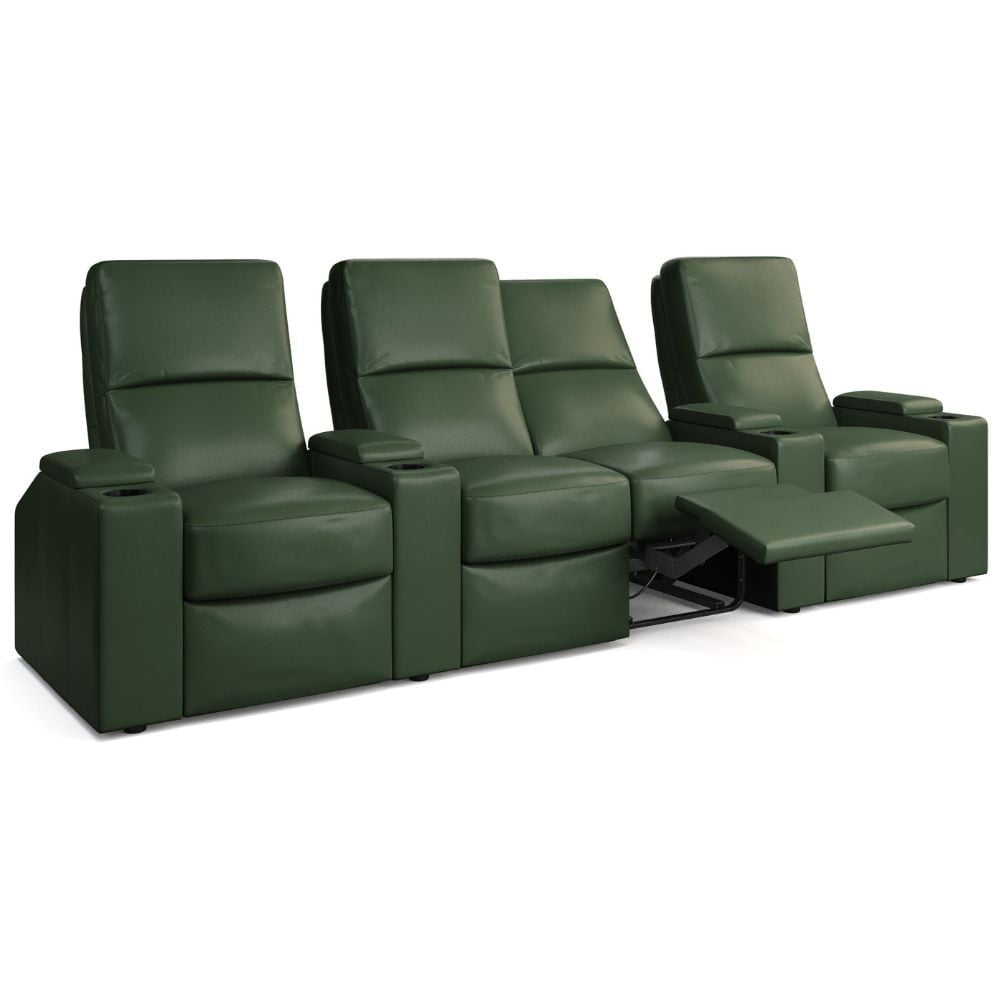 Moovia Venice Essentials Single, Double, Triple or 4 Seat Cinema Chair in Dekoma Sorono Velvet 125