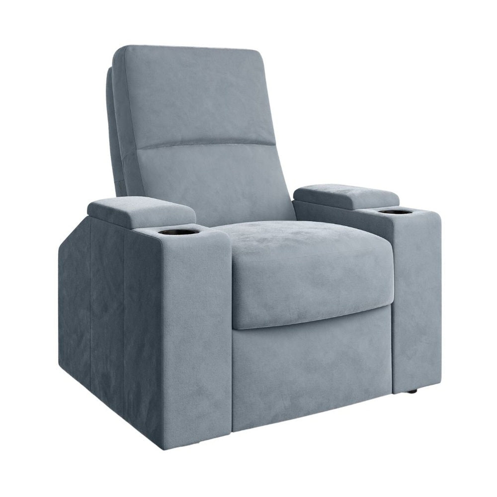 Moovia Venice Essentials Single, Double, Triple or 4 Seat Cinema Chair in Dekoma Sorono Velvet 131