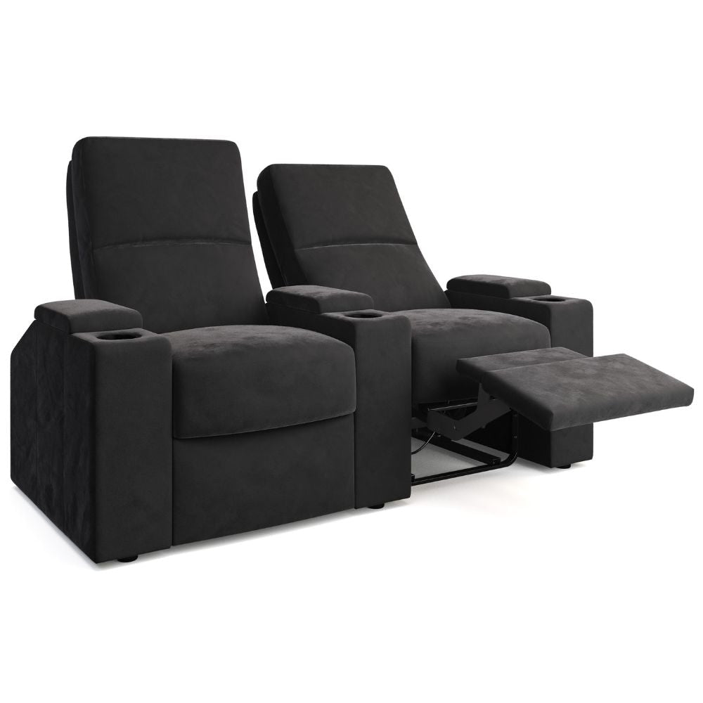 Moovia Venice Essentials Single, Double, Triple or 4 Seat Cinema Chair in Dekoma Sorono Velvet 29