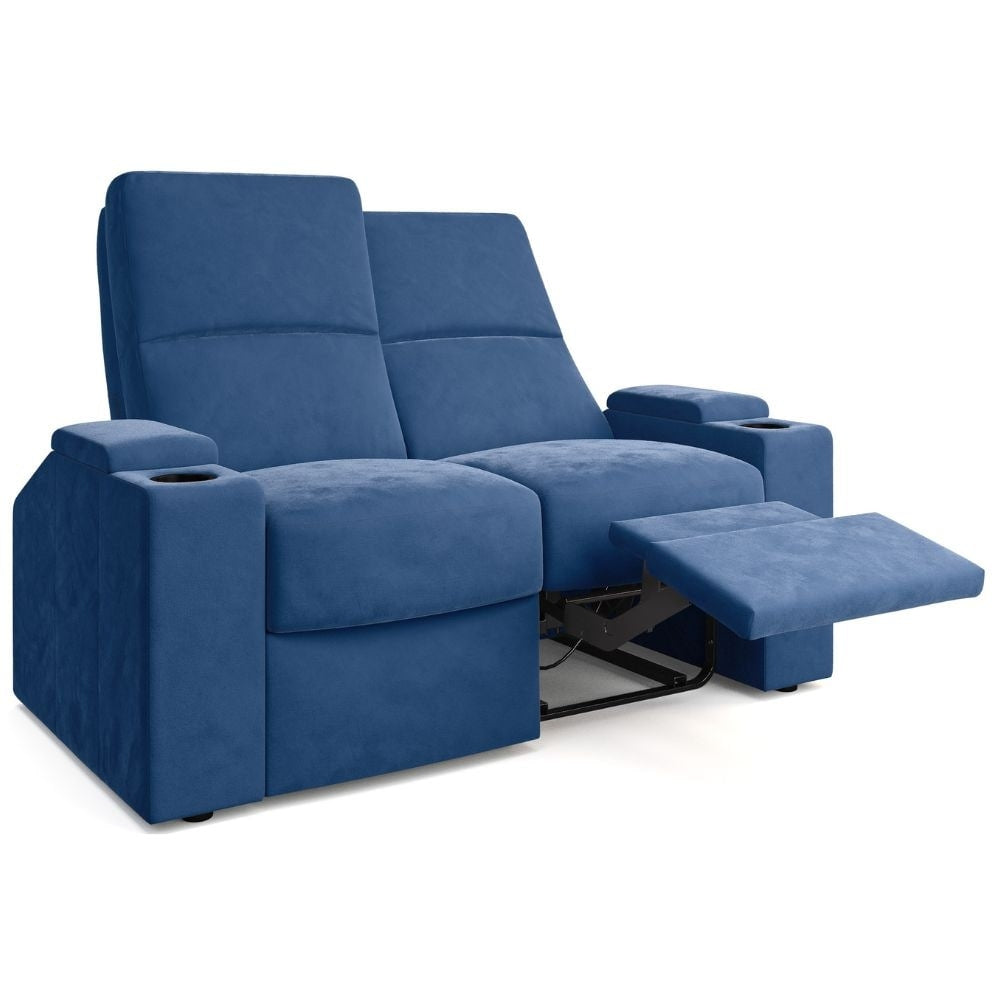 Moovia Venice Essentials Single, Double, Triple or 4 Seat Cinema Chair in Dekoma Sorono Velvet 45