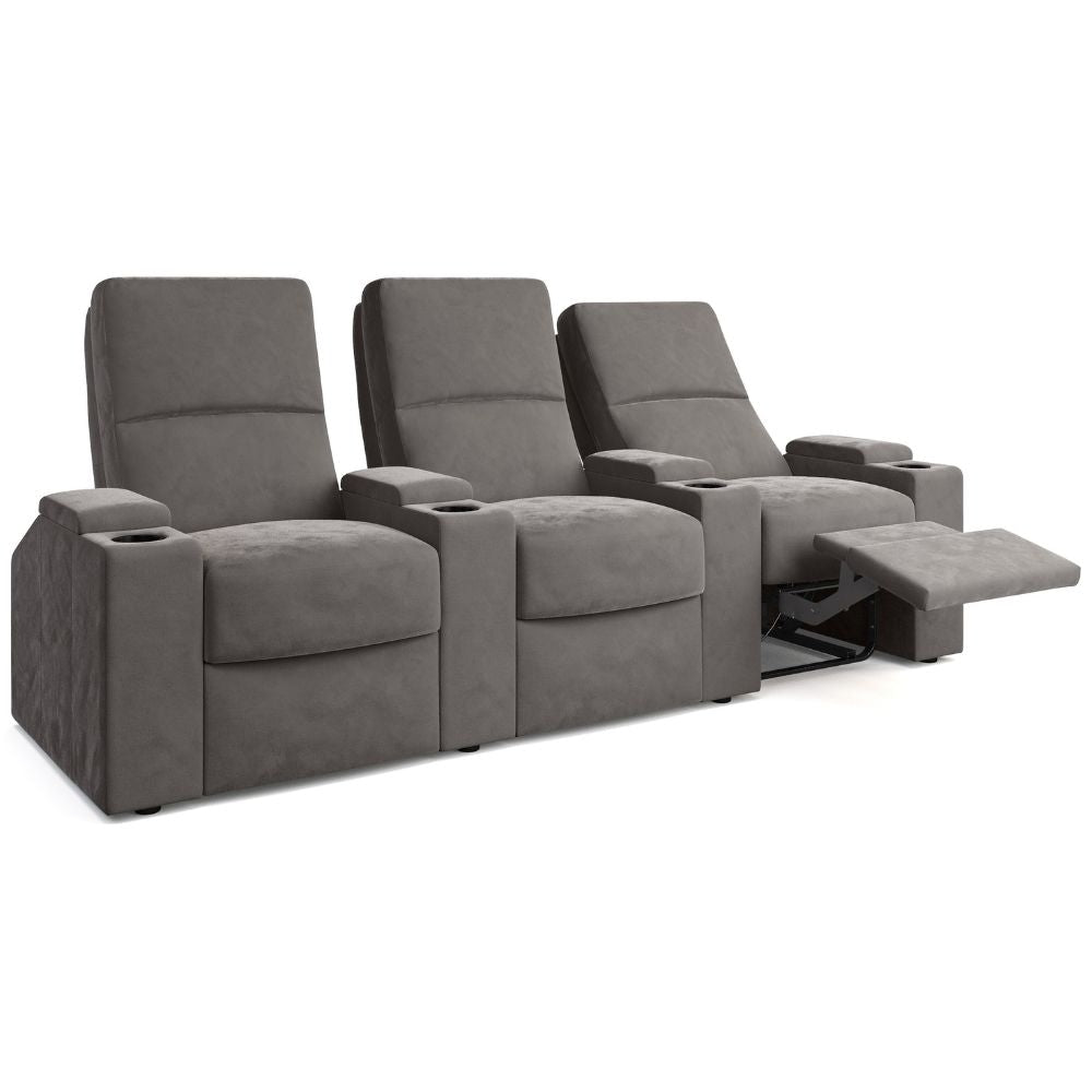 Moovia Venice Essentials Single, Double, Triple or 4 Seat Cinema Chair in Madras Leather 51