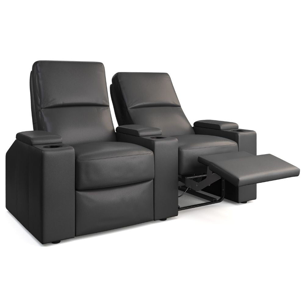 Moovia Venice Essentials Single, Double, Triple or 4 Seat Cinema Chair in Madras Leather 57