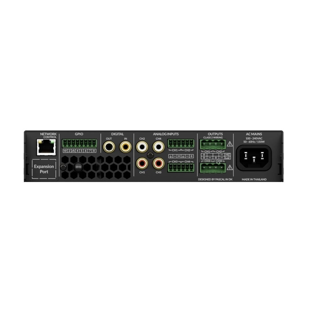 RTI 4 Channel 125W DSP Matrix Audio Amplifier With 2 Channel 100V Line, 250W 2