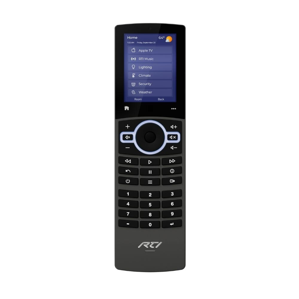 RTI ISR-2 2.8" Touch Screen Wi-Fi Programmable Remote Control With Standard Charging Base 1