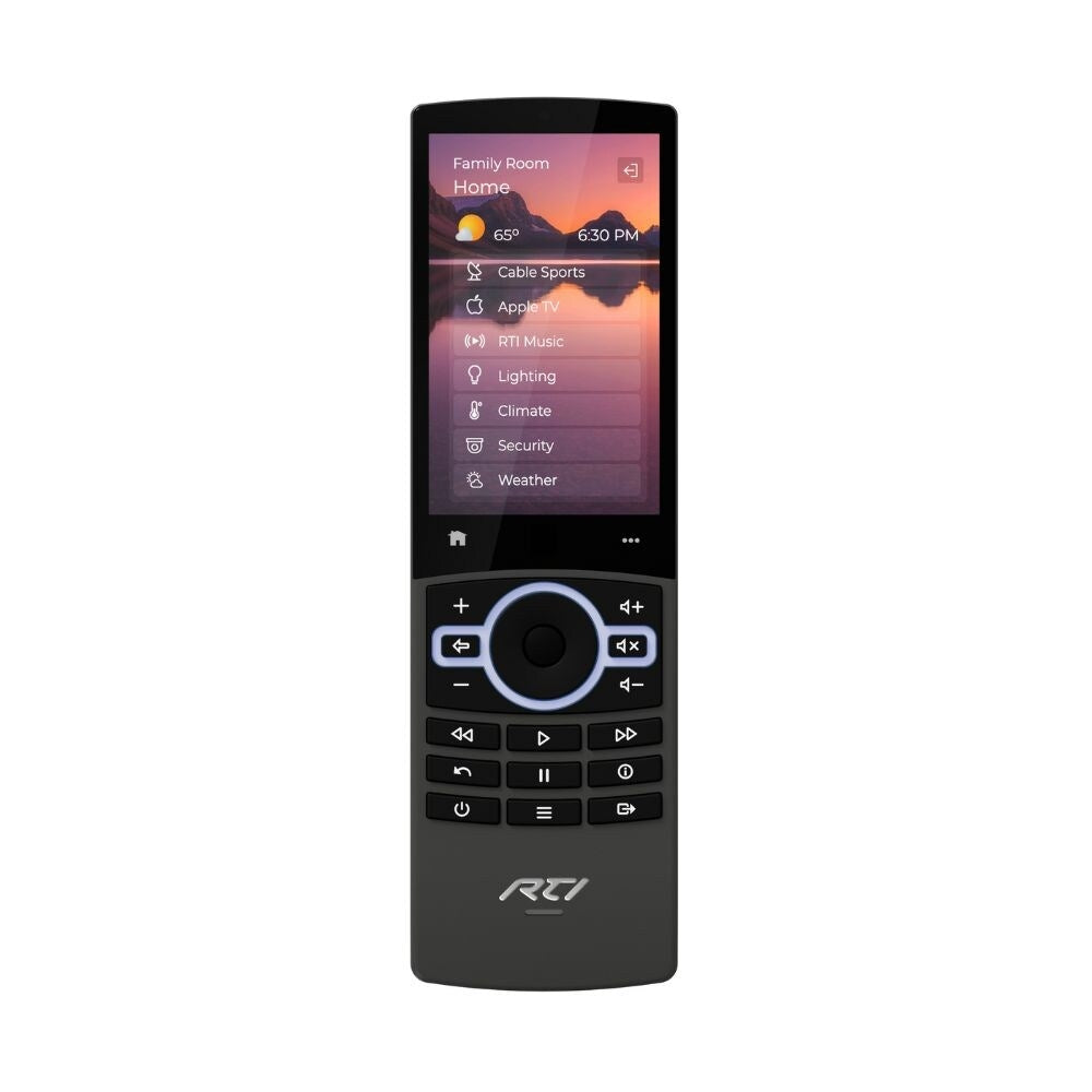 RTI ISR-4 4" Touch Screen Wi-Fi Programmable Remote Control With Standard Charging Base 1
