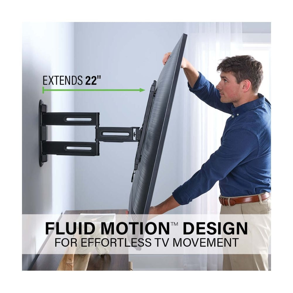 Sanus Advanced Full-Motion 4D + Shift™ TV Wall Mount For 32" to 65" TV Screens  4