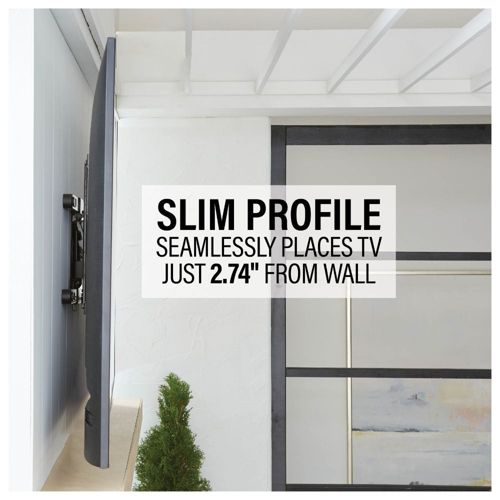 Sanus Large Outdoor Full Motion Mount For 40" to 85" Screens, Black 4