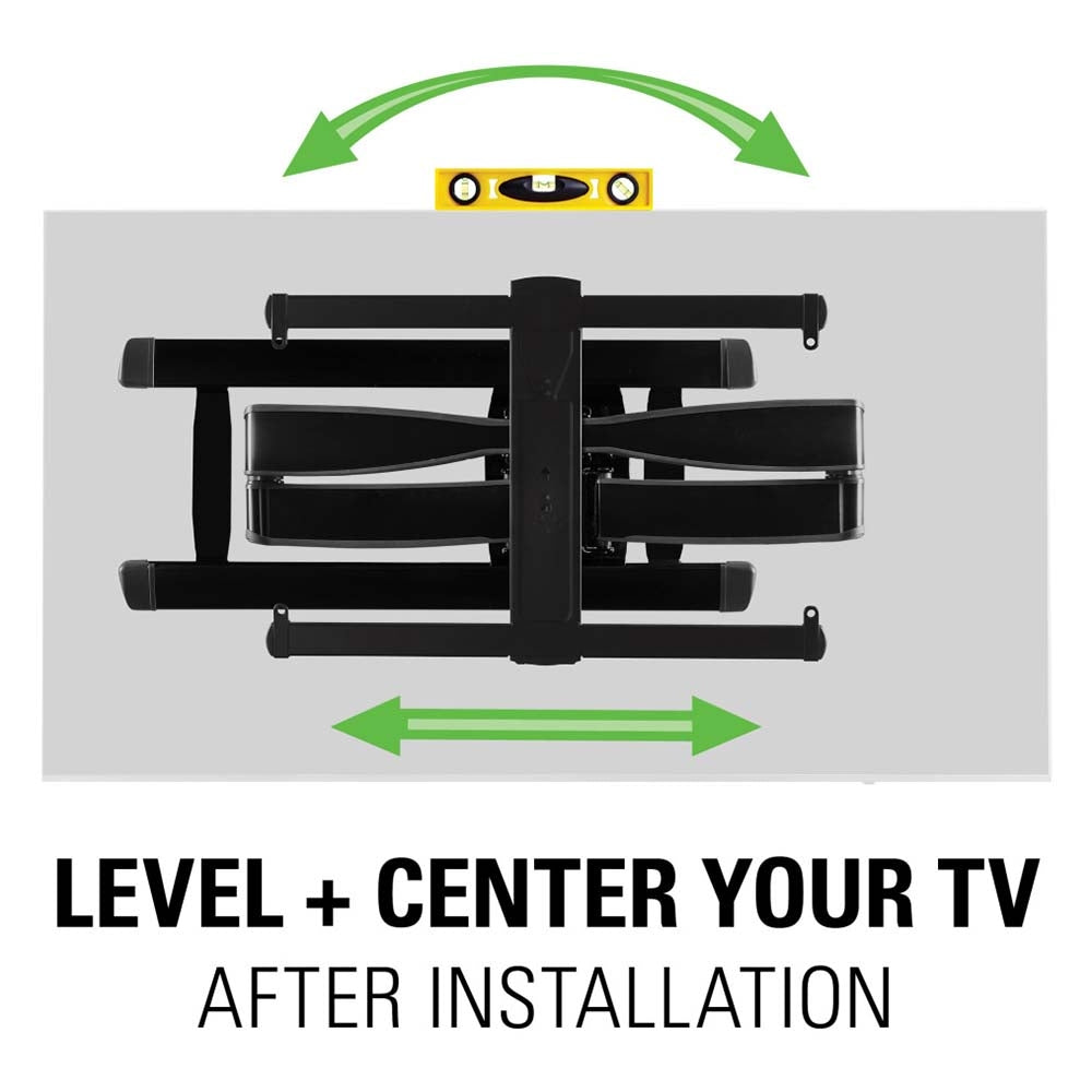 Sanus VLF728-B2 Premium Full Motion TV Wall Mount for 42" to 90" TVs, Black  1