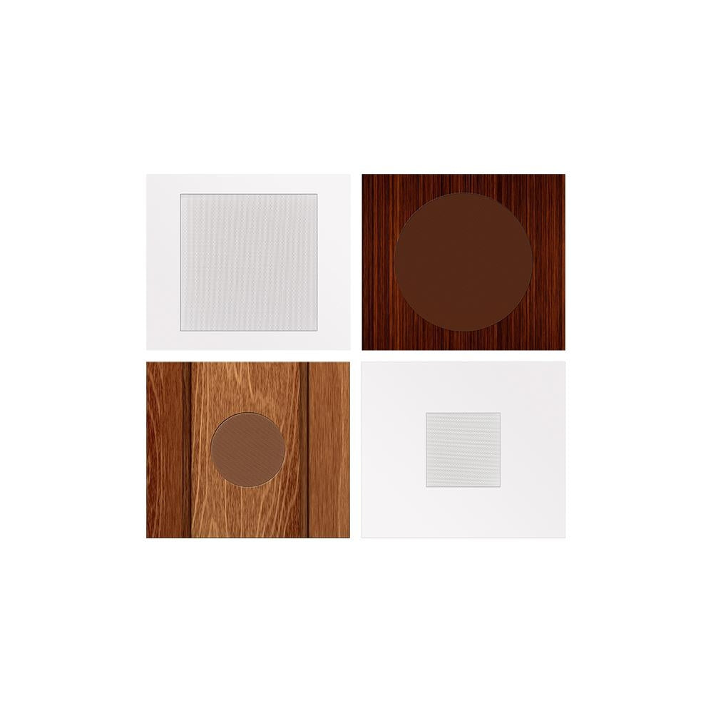 Sonance Architectural AS68RS 6.5" Round Satellite Speaker, Including Grilles: EACH 4
