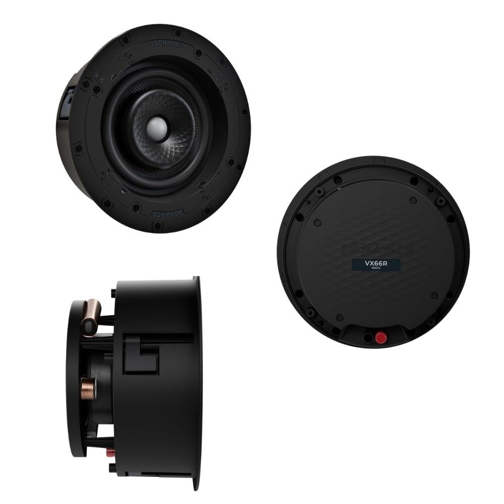 Sonance K1 In-Ceiling Cinema Bundle With VX66Rs Round Speakers and S10i Active Subwoofer: SET 1