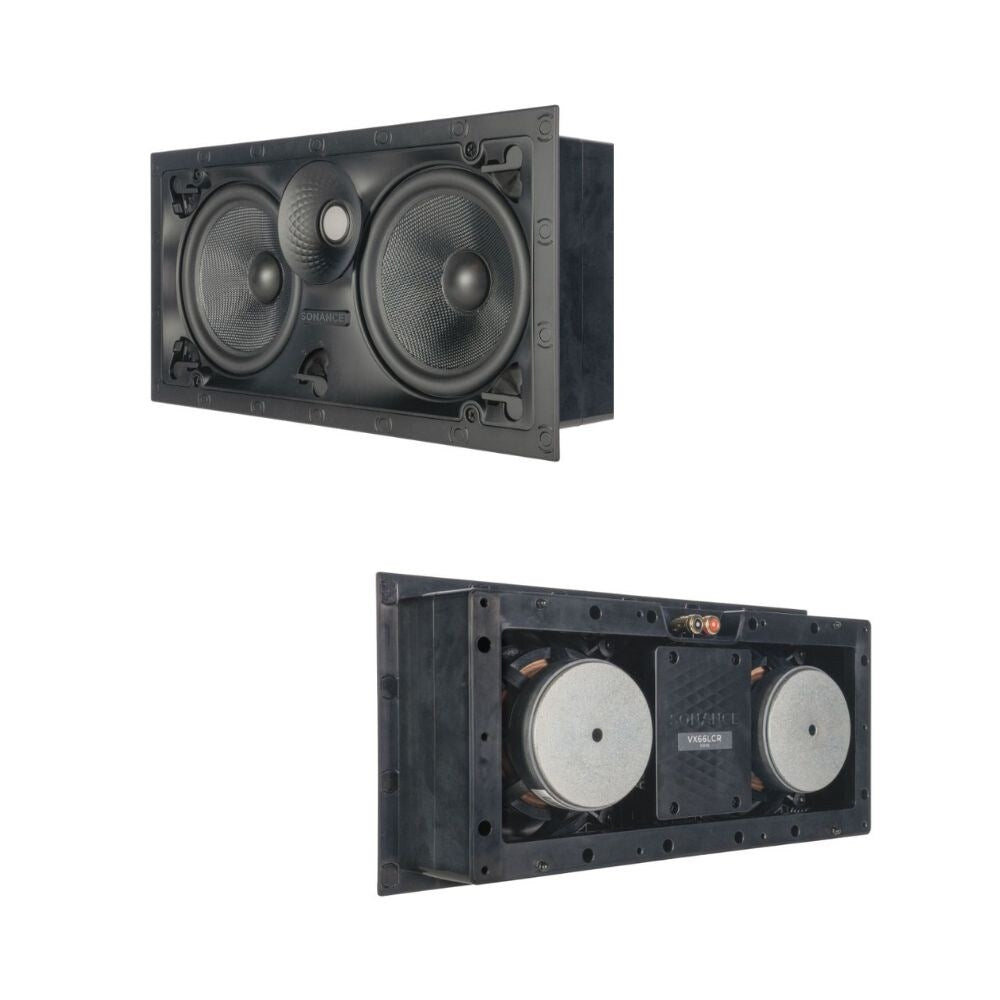 Sonance K3 In-Wall Cinema Bundle With VX66 LCRs and VX66R Round Speakers and S10i Active Subwoofer: SET 1
