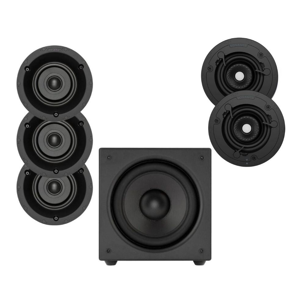 Sonance VP4-SUB- 5.1 Surround Sound VP42R and VX46R Speakers With S10I Subwoofer: SET