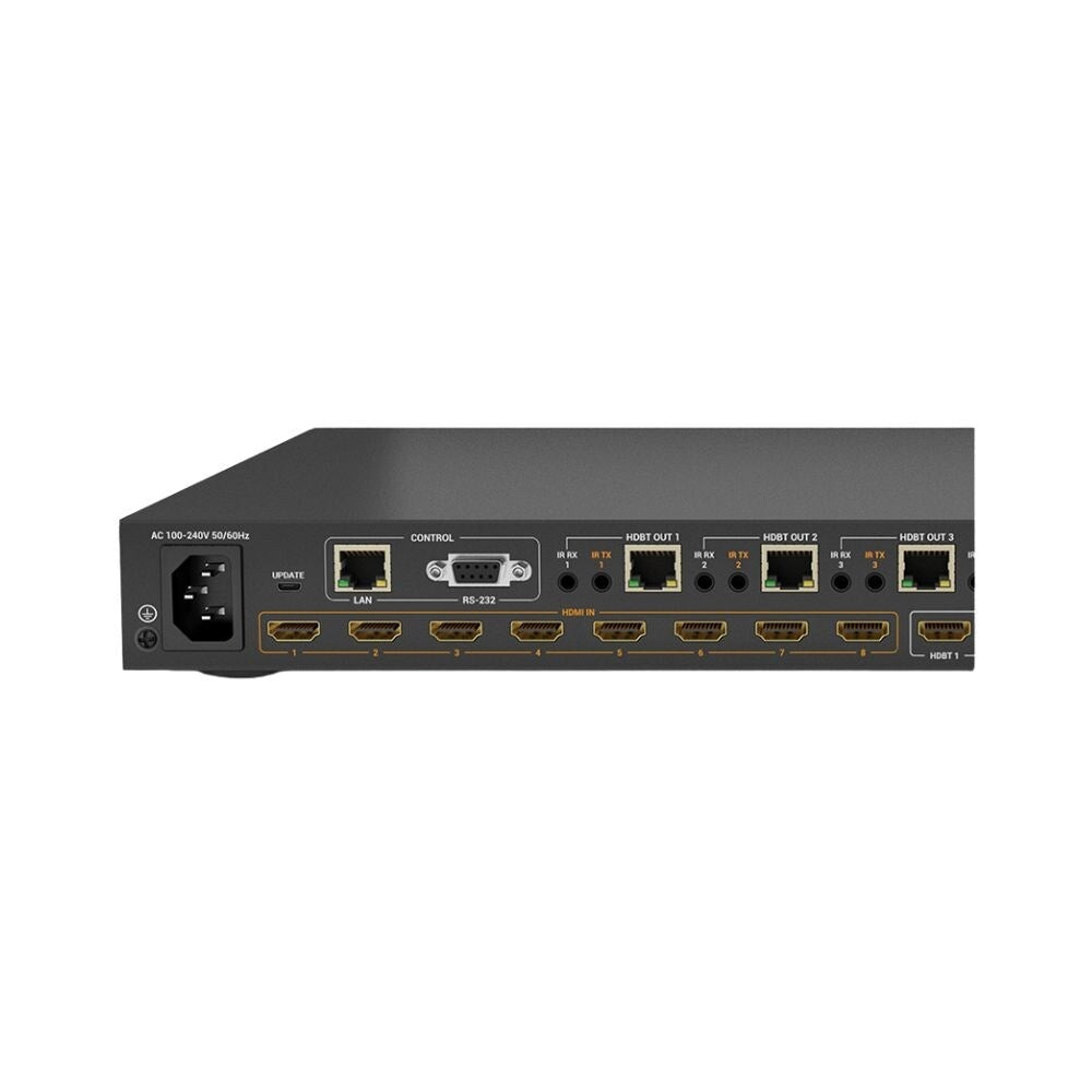 WyreStorm MXV 4K HDR 4:4:4 60Hz HDBaseT 8 x 8 Matrix Switch With Zone Audio De-Embed 1