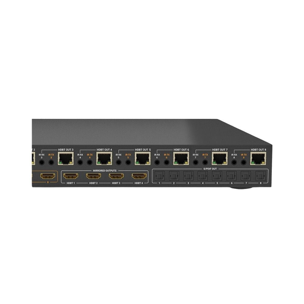 WyreStorm MXV 4K HDR 4:4:4 60Hz HDBaseT 8 x 8 Matrix Switch With Zone Audio De-Embed 2