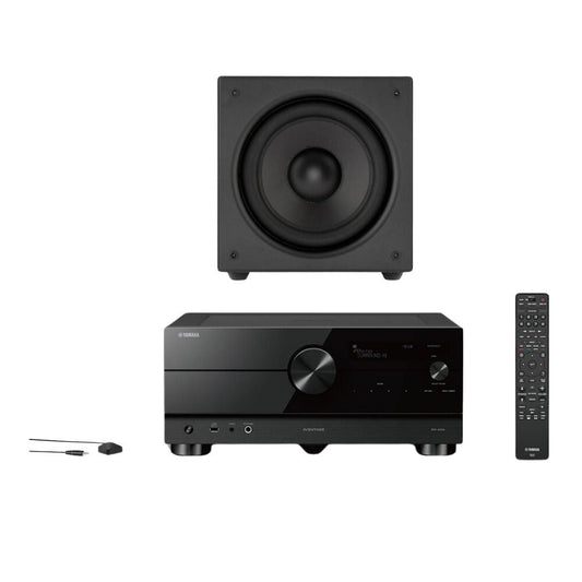 Yamaha Aventage RXA-6A AVR and Sonance S10i 10" Active Subwoofer: SET