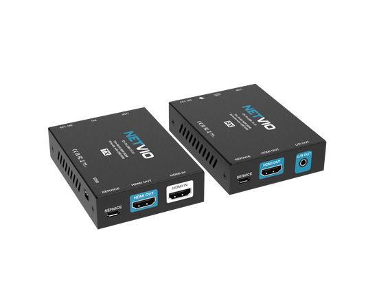 Netvio EX-TS-USB-70-10 | 70m 4K HDMI & USB KVM Extender with PoC