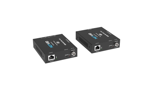Netvio EX-USB3-100-10 | 100m USB 3.2 Gen 1 Extender with 2-Way PoE & Type-B to USB-C Cable