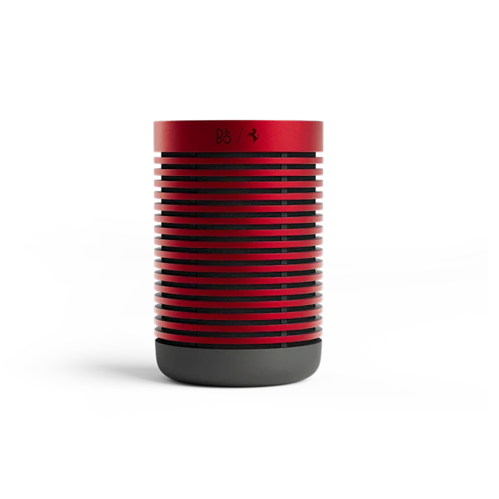 Bang & Olufsen Beosound Explore Ferrari Edition Red Black Waterproof Outdoor Speaker 1