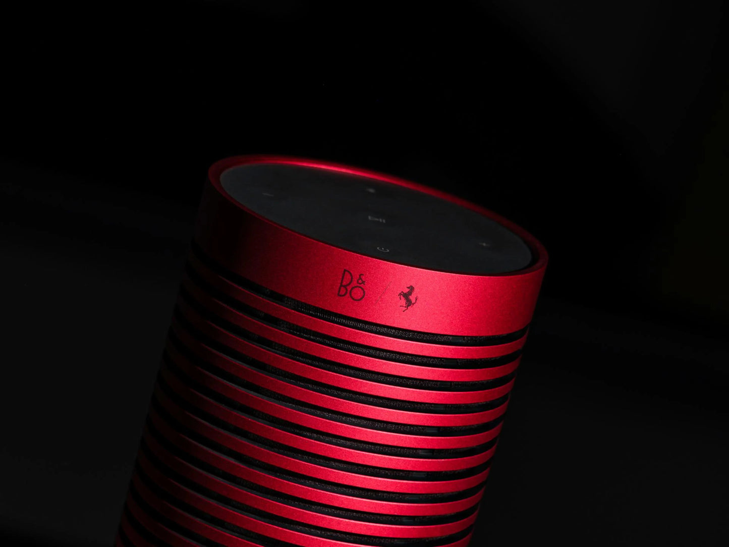 Bang & Olufsen Beosound Explore Ferrari Edition Red Black Waterproof Outdoor Speaker 9