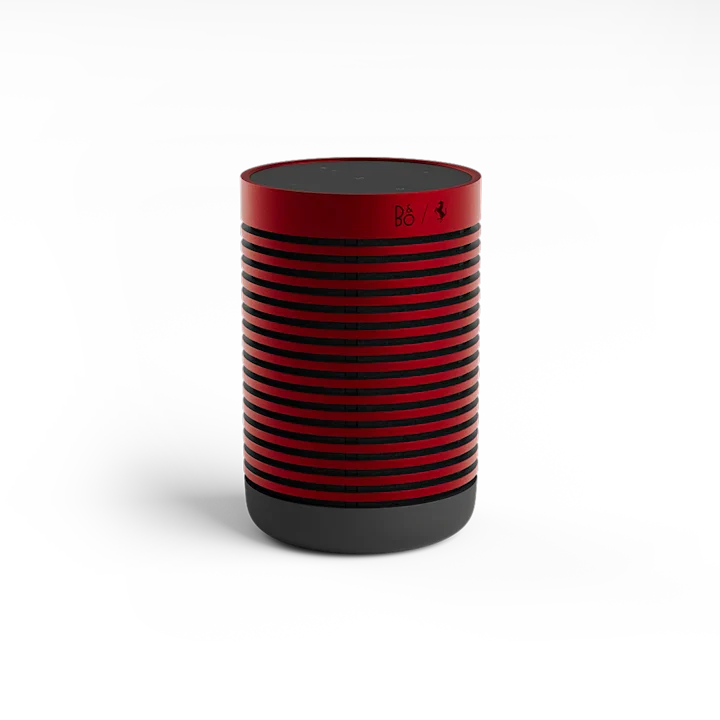 Bang & Olufsen Beosound Explore Ferrari Edition Red Black Waterproof Outdoor Speaker 