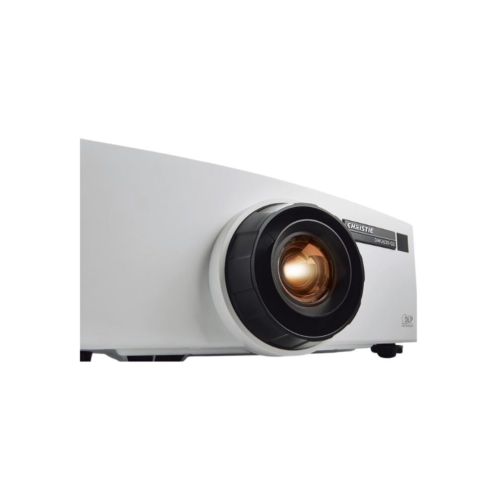 Christie GS Series DWU630 6,750 Lumen, WUXGA, 1DLP, Laser Projector With Optional Lens, Black or White  4