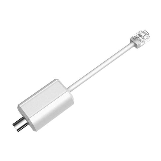 Dahua Ethernet and ePoE Over Coax Passive Convertor Cable, White: PAIR 
