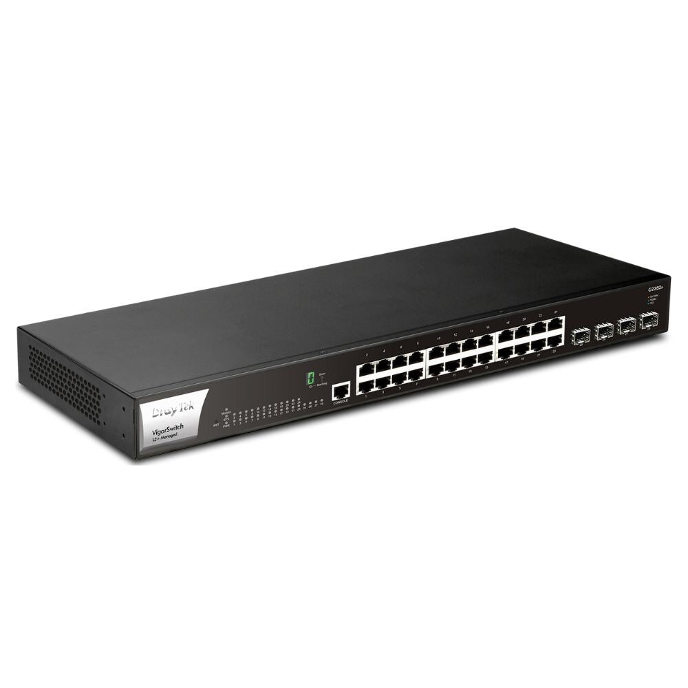 Draytek VigorSwitch G2282X 24 Port x 1GB and 4 Port 10GB SFP+ Managed ...
