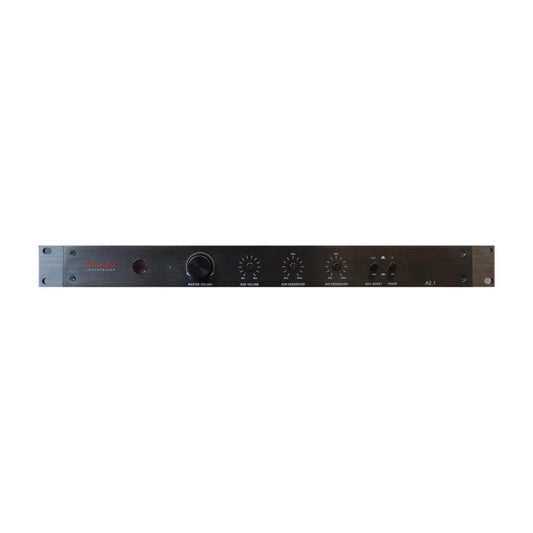 James 2.1 Channel Amplifier, 2 x Channels @ 70W Each and 1 x Sub Channel @ 140W 
