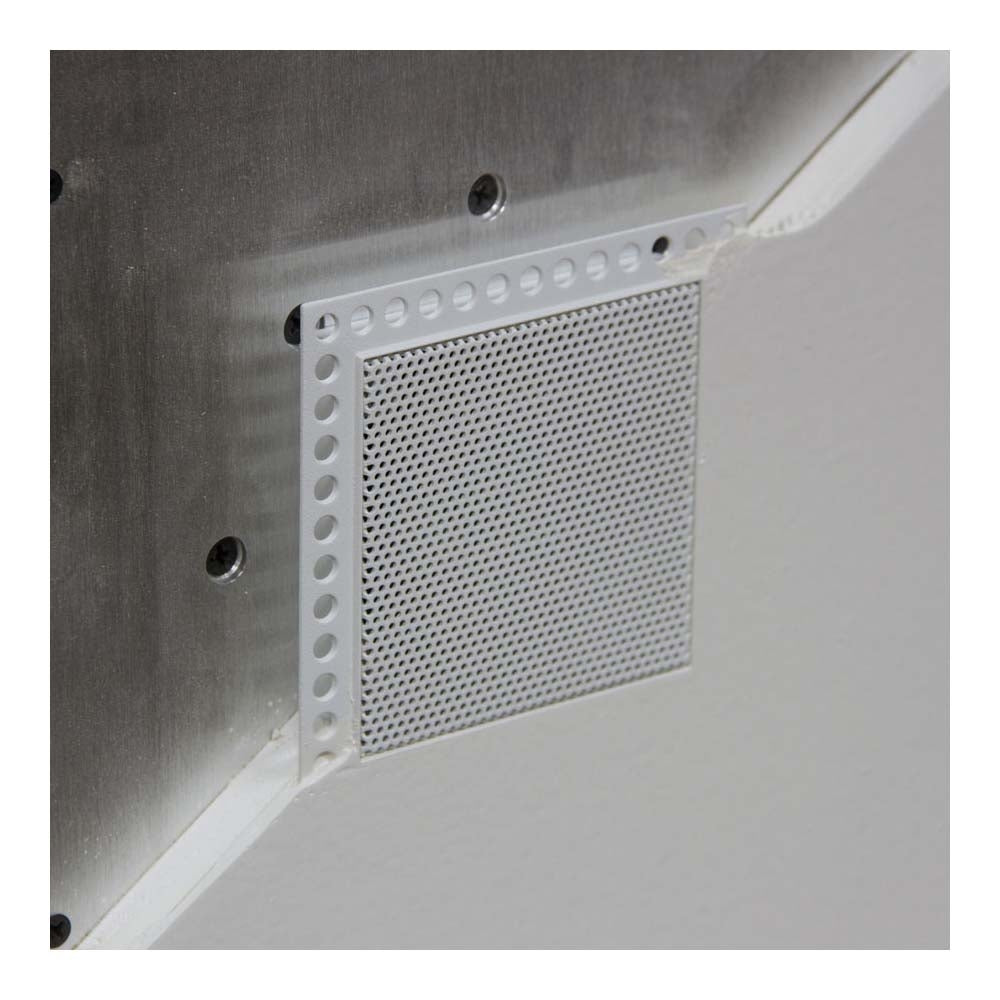 James 4" Square Small Aperture Speaker Trim Kit For Stud Wall Installations 2