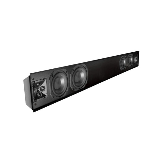 James 5" Outdoor Marine Grade LR Stereo Channel High Output In-Wall Soundbar With Custom Width Options and White Grille: EACH