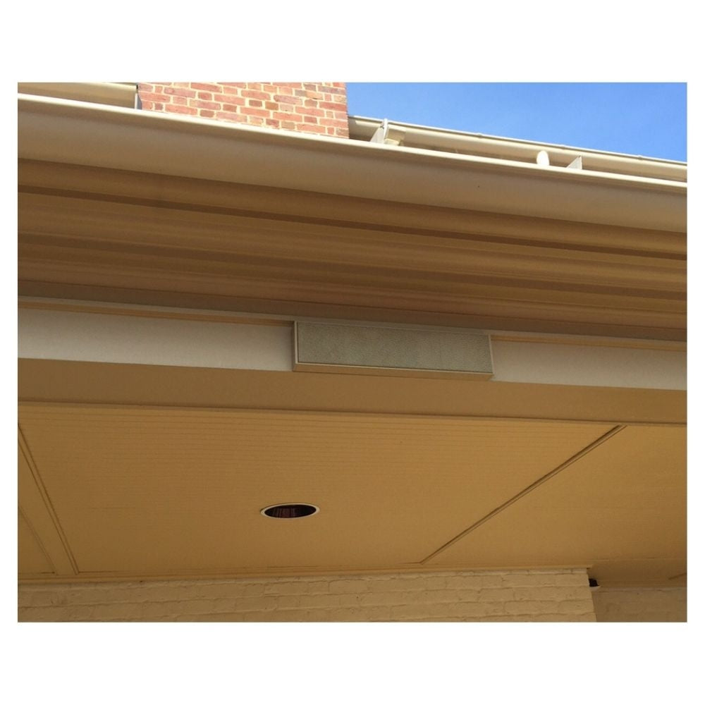 James 6.5" 3 Way 4" Depth Under Eave Outdoor Speaker With Titanium Dome Quad Array Tweeter: EACH 2