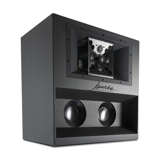 James 8" Maverick Series 4 Way LCR On-Wall LCR Front Channel Cinema Speaker, 4&Omega;, Studio Black: EACH