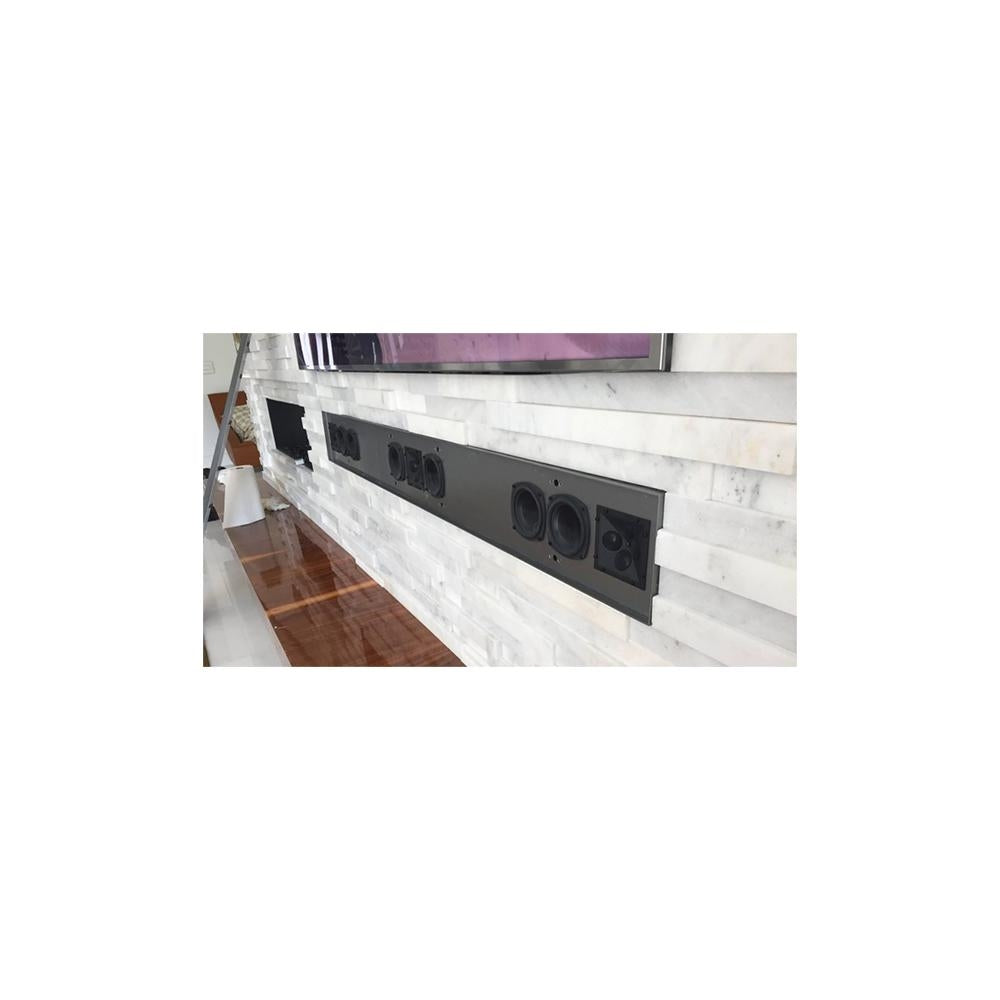 James Centergy 5.25" Left, Right and Centre In-Wall Soundbar With White Grille and Custom Options: PAIR 2